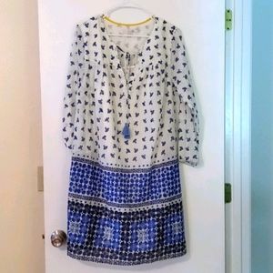 BODEN TUNIC DRESS W/ SLIP SIZE 12